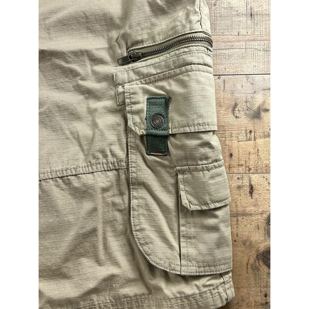 Big & Tall Men's Boulder Creek Khaki Cargo Shorts Sz 48 Tall 3XL 11" Inseam - Picture 4 of 6